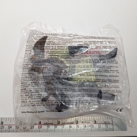 McDonalds Mulan Shan Yu Toy Figure Sealed 1998 Happy Meal Collectible - Picture 7 of 7